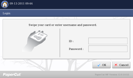 在Samsung MFD使用用戶名稱和密碼認證