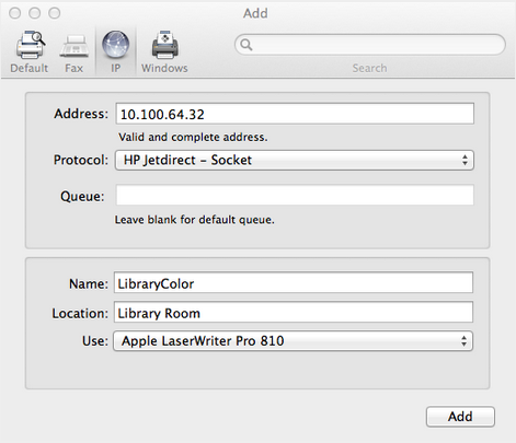 Lav entusiastisk Frank Worthley Mac hosted print queues for OS 10.8 and 10.9