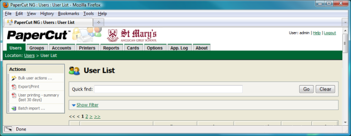 Customized logo in the administration interface