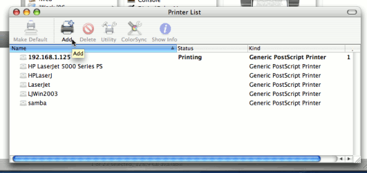 Add a printer