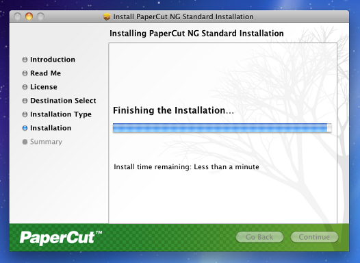 The Mac installer