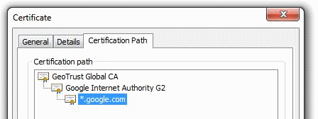 Viewing the Certificate Chain in Windows