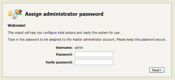 PaperCut NG Configuration wizard