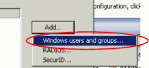 ISA Server 2004/2006 - Adding Windows users to a user set